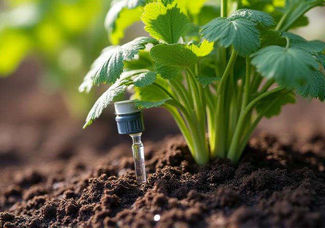 Installazione di impianto a goccia in un orto urbano